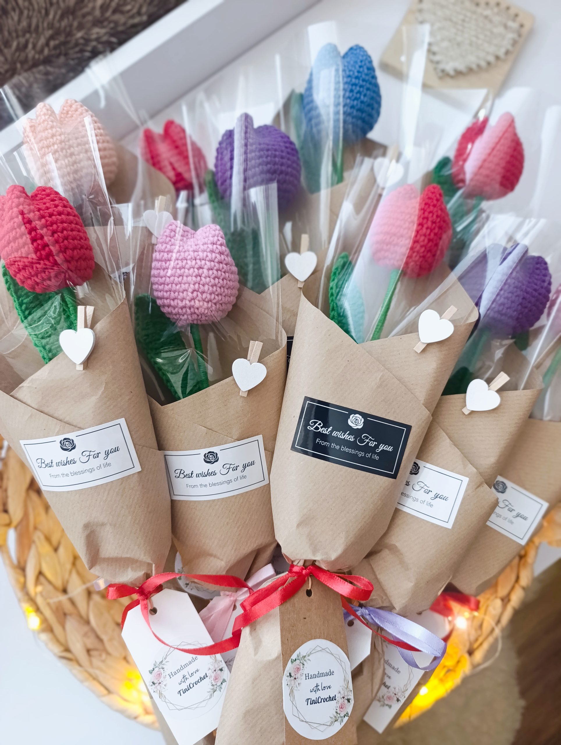 Háčkované tulipány – Obrázok 2