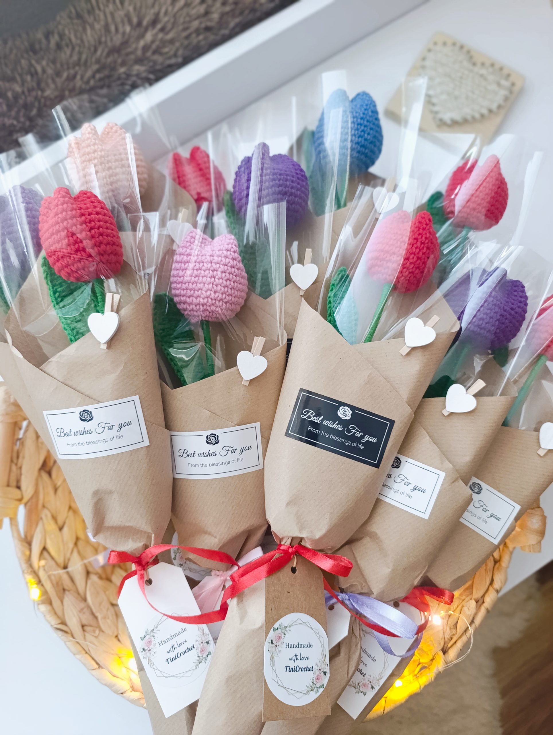 Háčkované tulipány – Obrázok 3